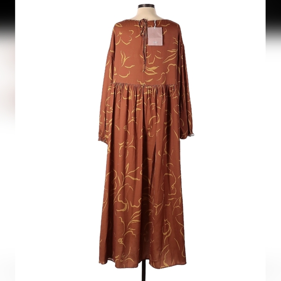 🆕 NAP Loungewear Art Print Maxi Dress in Cloud Track - Picture 8 of 13